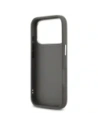 Etui Karl Lagerfeld FW Grained Karl & Choupette Heads Pins & Logo do Apple iPhone 17 Pro szary