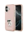 Etui Karl Lagerfeld IML Aquarelle Choupette & Logo MagSafe do Apple iPhone 17 różowy