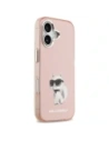 Etui Karl Lagerfeld IML Aquarelle Choupette & Logo MagSafe do Apple iPhone 17 różowy