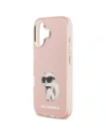 Etui Karl Lagerfeld IML Aquarelle Choupette & Logo MagSafe do Apple iPhone 17 różowy