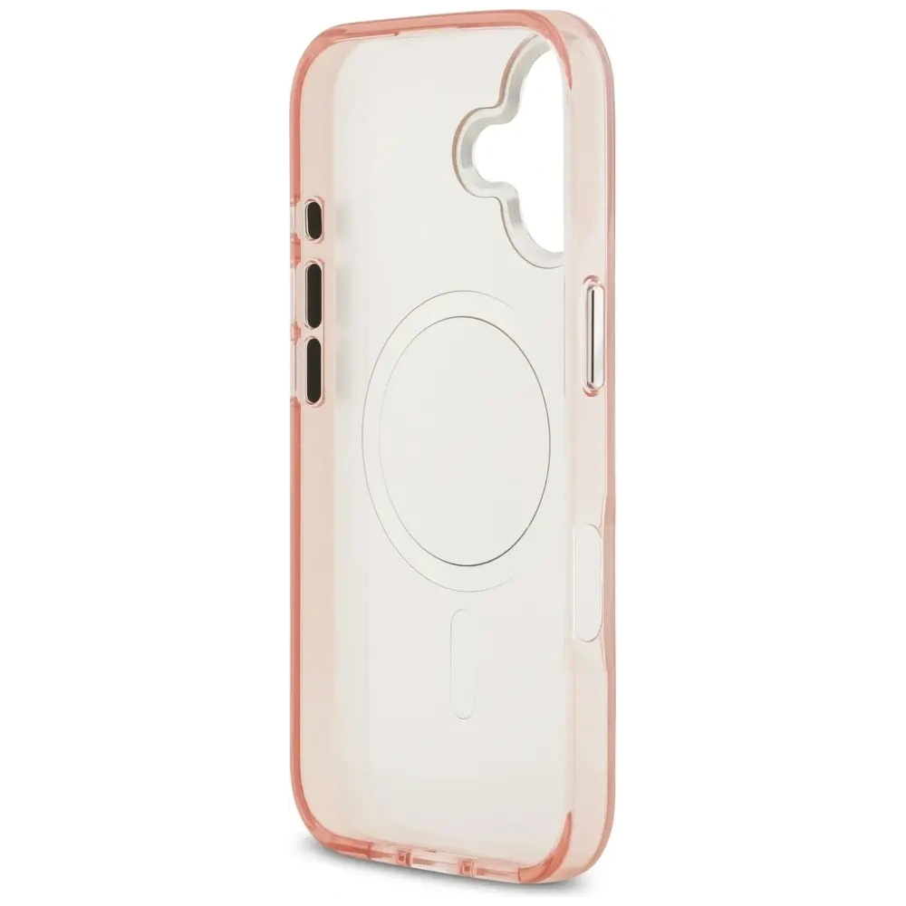 Etui Karl Lagerfeld IML Aquarelle Choupette & Logo MagSafe do Apple iPhone 17 różowy