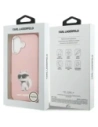 Etui Karl Lagerfeld IML Aquarelle Choupette & Logo MagSafe do Apple iPhone 17 różowy