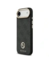 Etui Guess 4G Strass Logo & Big Strap Metal Buttons MagSafe do Apple iPhone Air czarny