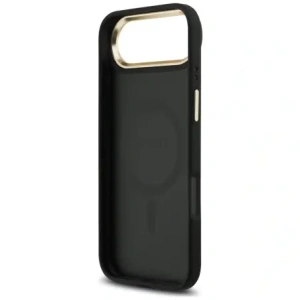 Etui Guess 4G Strass Logo & Big Strap Metal Buttons MagSafe do Apple iPhone Air czarny