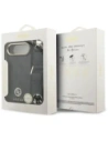 Etui Guess 4G Strass Logo & Big Strap Metal Buttons MagSafe do Apple iPhone Air czarny