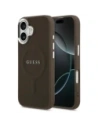 Etui Guess Classic Logo MagSafe do Apple iPhone 17 brązowy