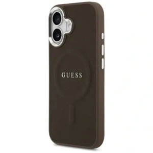 Etui Guess Classic Logo MagSafe do Apple iPhone 17 brązowy