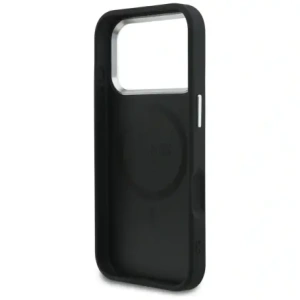 Etui Guess Classic Logo MagSafe do Apple iPhone 17 Pro czarny
