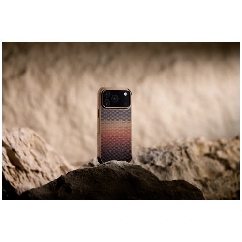 Etui PITAKA Aramid ProGuard MagSafe do Apple iPhone 17 Pro sunset