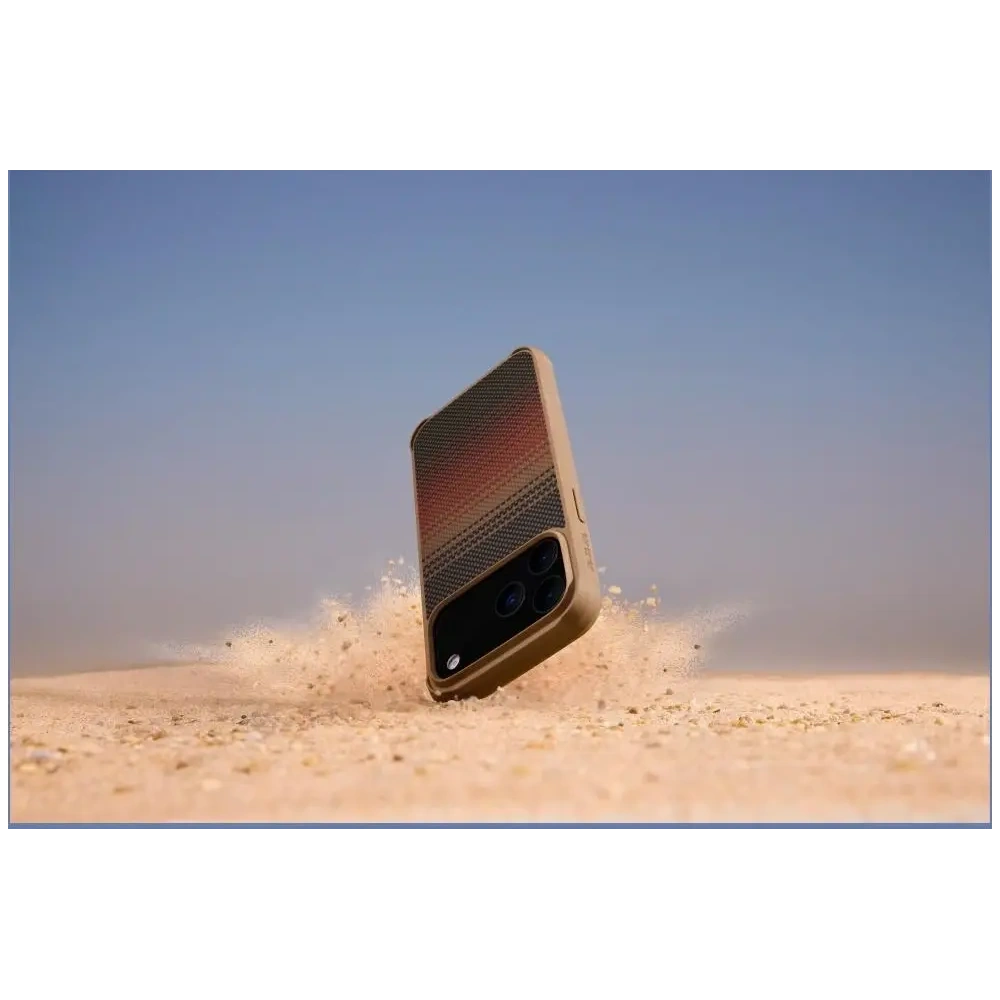 Etui PITAKA Aramid ProGuard MagSafe do Apple iPhone 17 Pro sunset