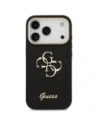 Etui Guess Fixed Glitter Big 4G Metal Frame do Apple iPhone 17 Pro czarny