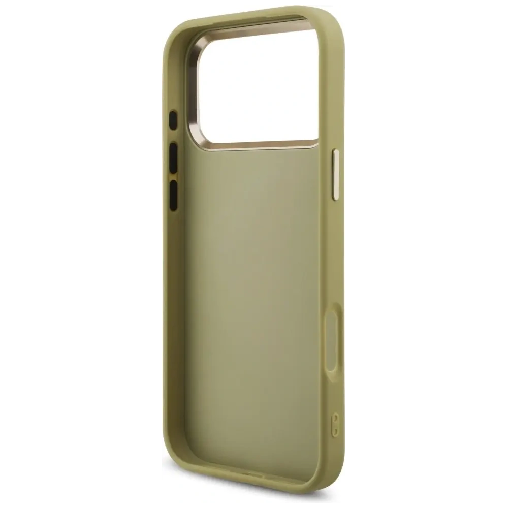 Etui Guess Fixed Glitter Big 4G Metal Frame do Apple iPhone 17 Pro Max złoty