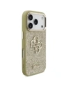 Etui Guess Fixed Glitter Big 4G Metal Frame do Apple iPhone 17 Pro złoty