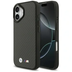 Etui BMW M Kevlar Matt MagSafe do Apple iPhone 17 czarny