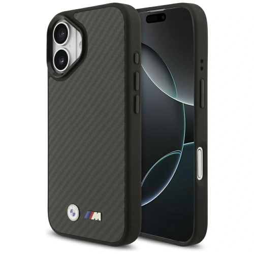 Etui BMW M Kevlar Matt MagSafe do Apple iPhone 17 czarny