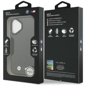 Etui BMW M Kevlar Matt MagSafe do Apple iPhone 17 czarny