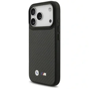 Etui BMW M Kevlar Matt MagSafe do Apple iPhone 17 Pro czarny