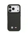 Etui BMW M Kevlar Matt MagSafe do Apple iPhone 17 Pro czarny
