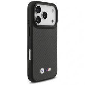Etui BMW M Kevlar Matt MagSafe do Apple iPhone 17 Pro czarny