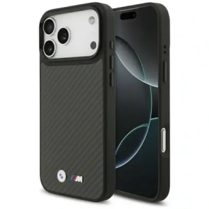 Etui BMW M Kevlar Matt MagSafe do Apple iPhone 17 Pro Max czarny