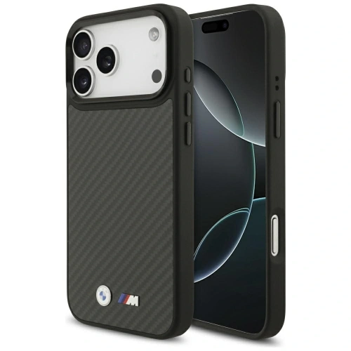 Etui BMW M Kevlar Matt MagSafe do Apple iPhone 17 Pro Max czarny
