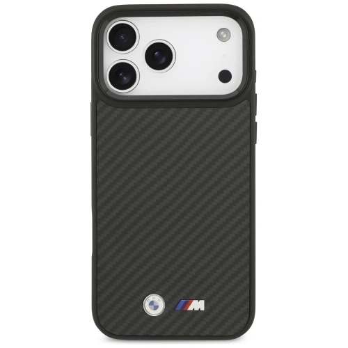 Etui BMW M Kevlar Matt MagSafe do Apple iPhone 17 Pro Max czarny