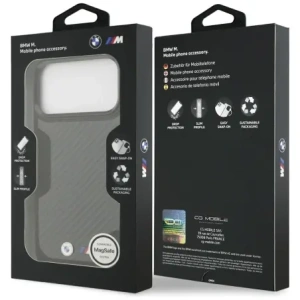 Etui BMW M Kevlar Matt MagSafe do Apple iPhone 17 Pro Max czarny