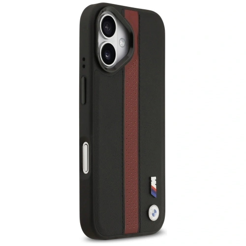 Etui BMW M Perforated Stripe Logo MagSafe do Apple iPhone 17 czerwony