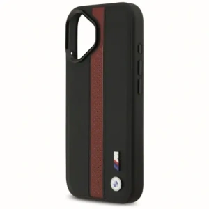 Etui BMW M Perforated Stripe Logo MagSafe do Apple iPhone 17 czerwony