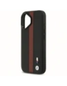 Etui BMW M Perforated Stripe Logo MagSafe do Apple iPhone 17 czerwony