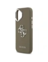 Etui Guess Grained Big 4G Classic Logo do Apple iPhone 17 brązowy