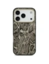 Etui Guess Python Pattern MagSafe do Apple iPhone 17 Pro brązowy