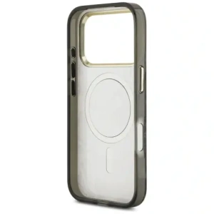 Etui Guess Python Pattern MagSafe do Apple iPhone 17 Pro brązowy