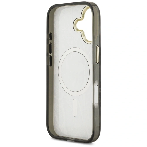 Etui Guess Python Pattern MagSafe do Apple iPhone 17 czarny
