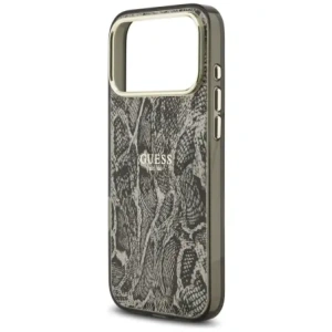 Etui Guess Python Pattern MagSafe do Apple iPhone 17 Pro Max czarny