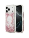 Etui Guess Resin Bottom Glitter MagSafe do Apple iPhone 17 Pro różowy