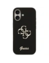 Etui Guess Silicone Big 4G Script do Apple iPhone 17 czarny