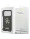 Etui Guess Silicone Big 4G Script do Apple iPhone 17 Pro czarny