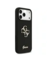 Etui Guess Silicone Big 4G Script do Apple iPhone 17 Pro Max czarny