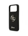 Etui Guess Silicone Big 4G Script do Apple iPhone 17 Pro Max czarny