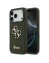 Etui Guess Silicone Big 4G Script do Apple iPhone 17 Pro Max khaki