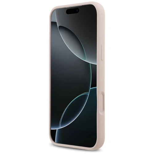 Etui Guess Silicone Big 4G Script do Apple iPhone 17 Pro Max różowy