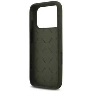 Etui Guess Silicone Big 4G Script do Apple iPhone 17 Pro Max khaki