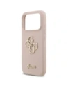 Etui Guess Silicone Big 4G Script do Apple iPhone 17 Pro różowy