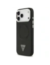 Etui Guess Triangle Logo MagSafe do Apple iPhone 17 Pro czarny