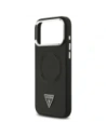 Etui Guess Triangle Logo MagSafe do Apple iPhone 17 Pro czarny