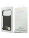 Etui Guess Triangle Logo MagSafe do Apple iPhone 17 Pro czarny