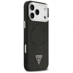 Etui Guess Triangle Logo MagSafe do Apple iPhone 17 Pro Max czarny