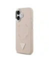 Etui Guess Triangle Logo MagSafe do Apple iPhone 17 różowy