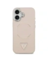 Etui Guess Triangle Logo MagSafe do Apple iPhone 17 różowy